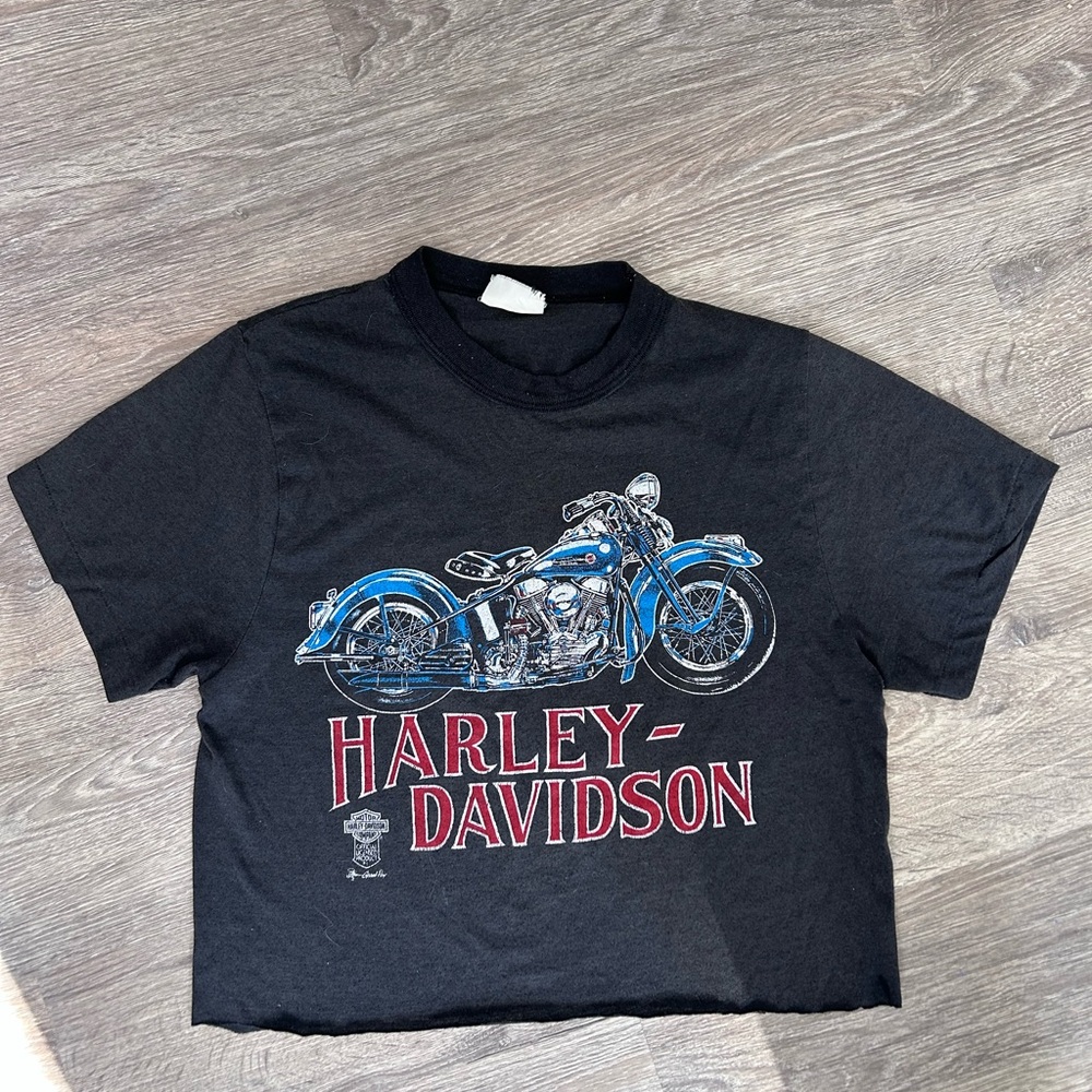 Harley-Davidson Crop Vintage Tee